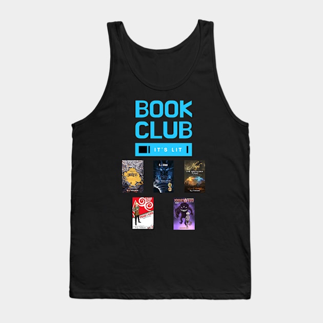 Book Club, It's Lit! Feat. 4 of RJ's Books Tank Top by RJ Tolson's Merch Store